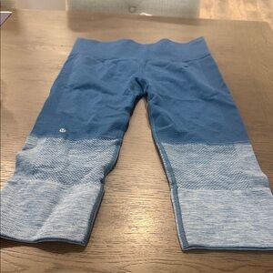 lululemon athletica Kids Two-Tone Blue Leggings